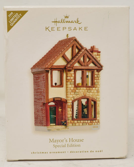 Hallmark Keepsake Ornament Mayors House Christmas Tree 2008 NIB