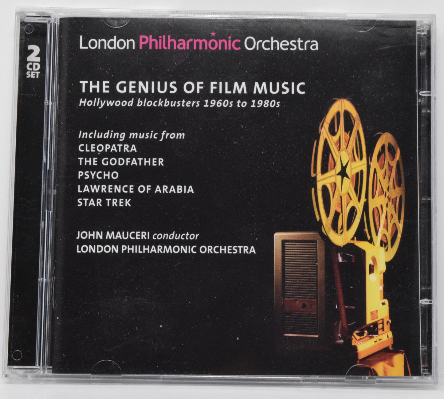 London Philharmonic Orchestra Genius Of Film Music 1960s 1980s CD 2 Discs