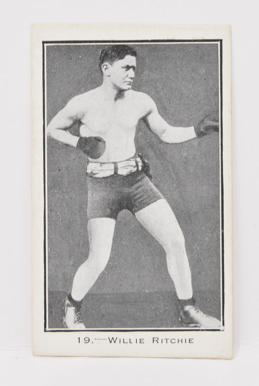 Willie Ritchie #19 Empress Burstein Isaacs Famous Prize Fighters Boxing Boxer Card 1923