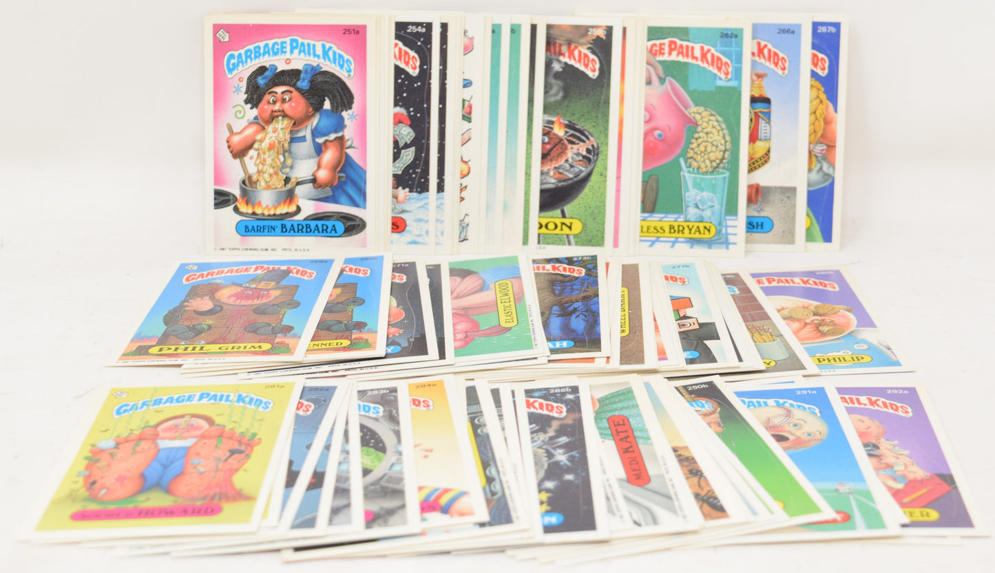 Garbage Pail Kids Cards Series 7 7th Topps 1986 Set 251  A B - 292 A B