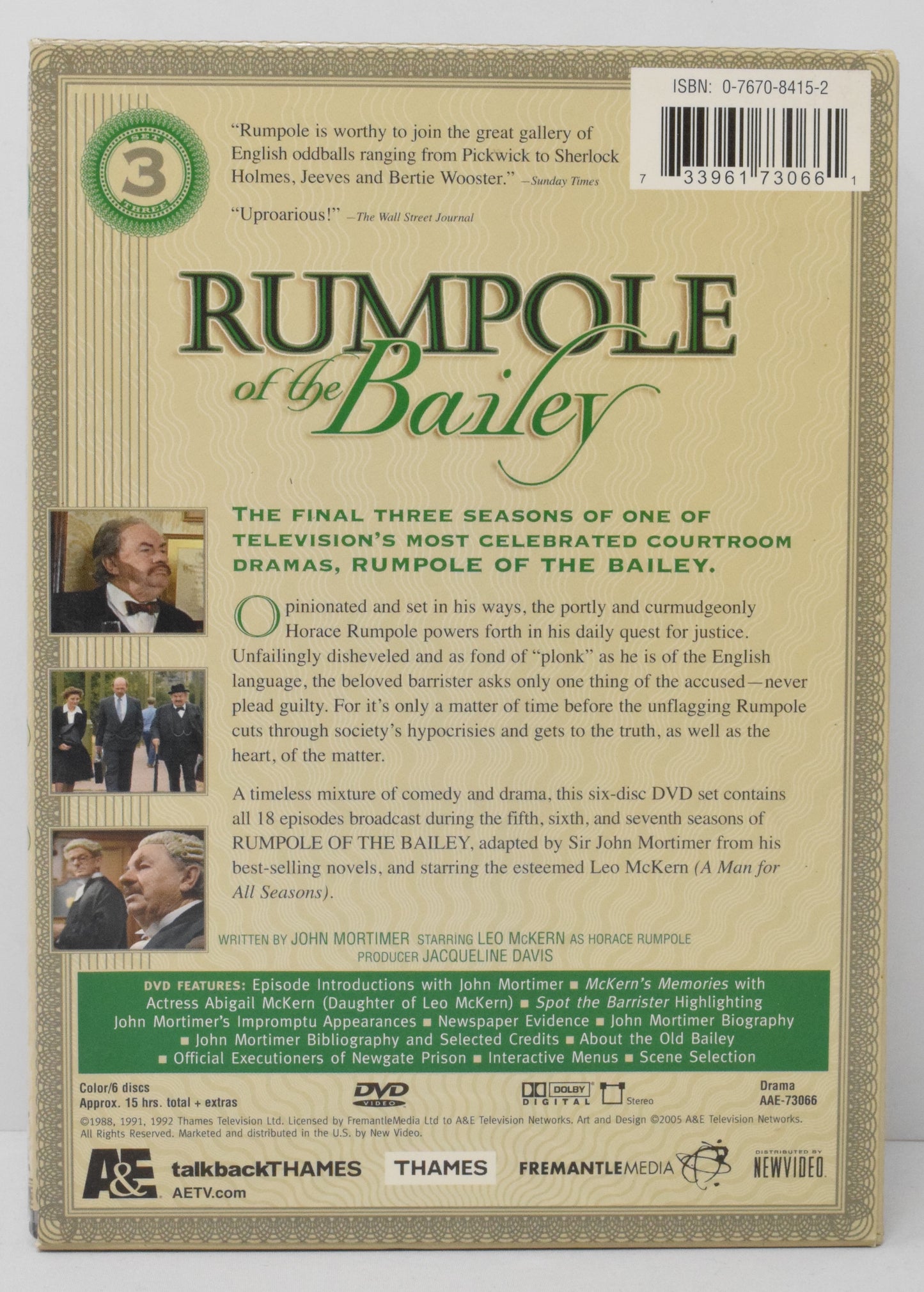 Rumpole of the Bailey DVD The Complete Seasons