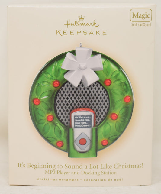 Hallmark Keepsake Ornament Beginning To Sound A Lot Like Christmas Tree 2009 NIB