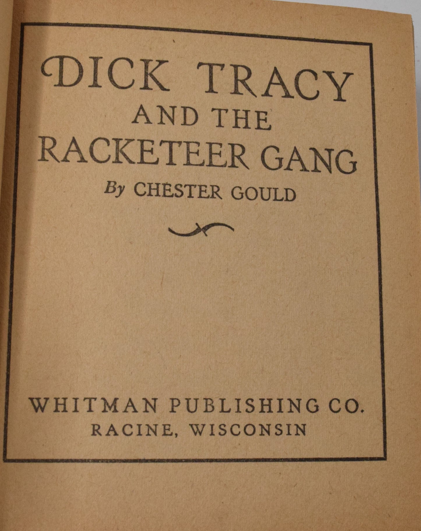 Dick Tracy And The Racketeer Gang 1112 Big Little Book Whitman 1936 VF - Golden Apple Comics