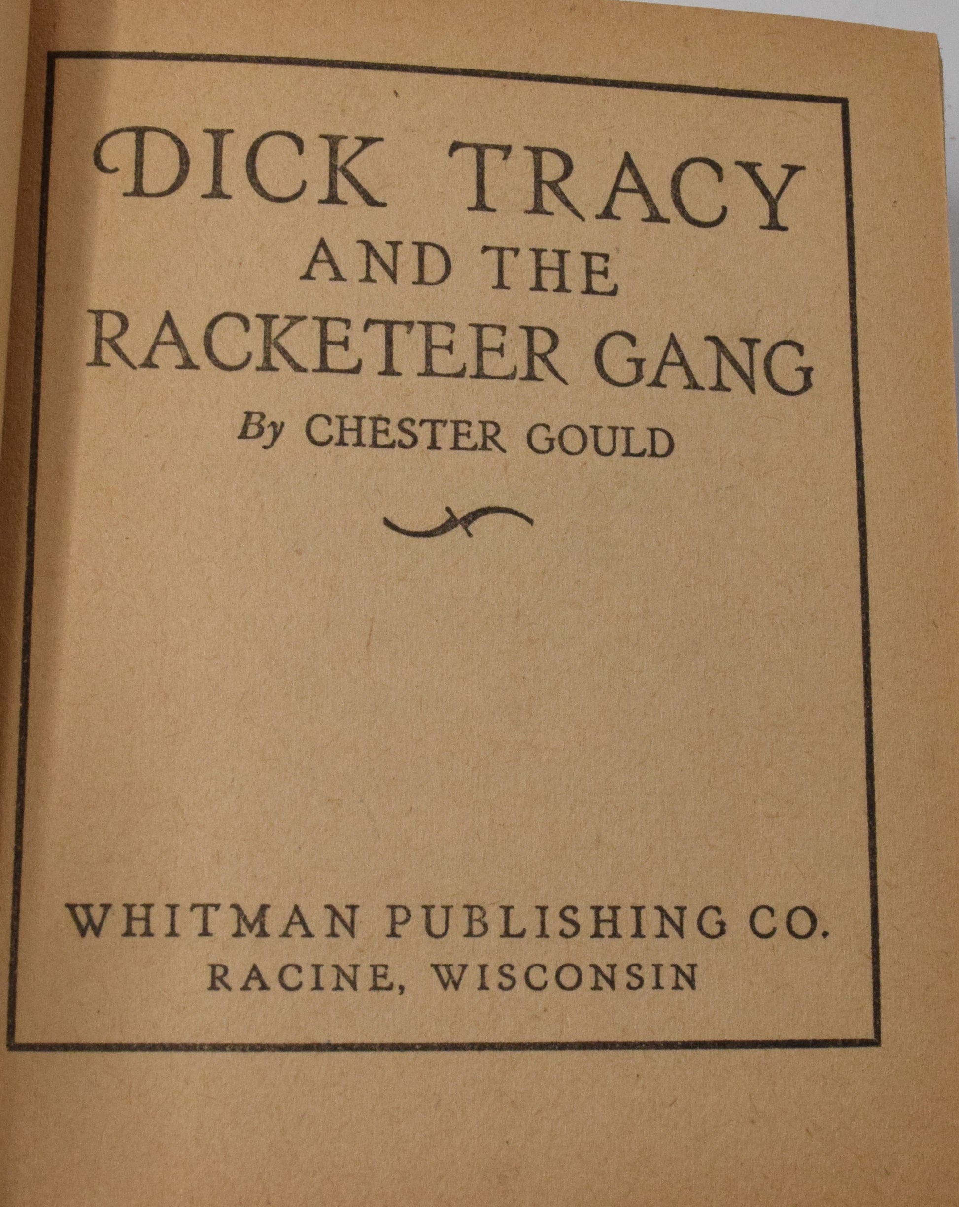 Dick Tracy And The Racketeer Gang 1112 Big Little Book Whitman 1936 VF - Golden Apple Comics