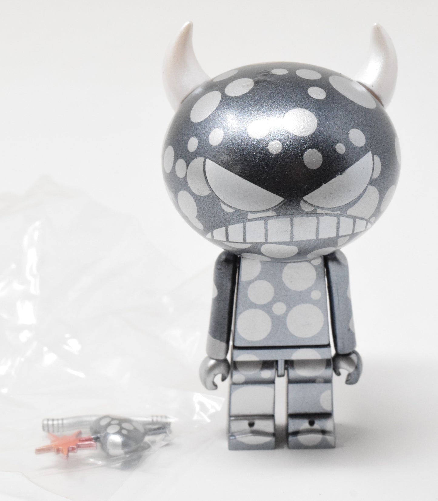 Kidrobot Sketbots Silver Devil Mystery Chase Vinyl Figure