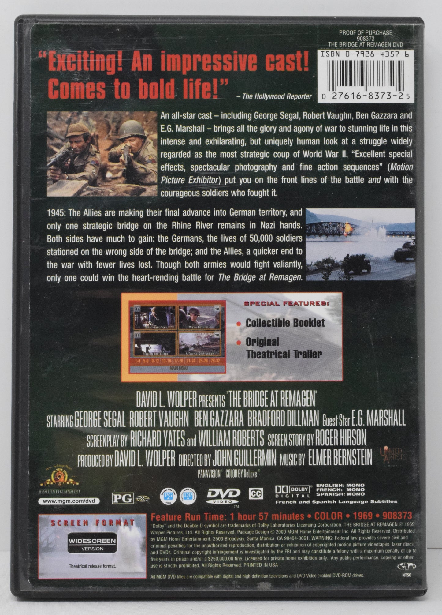 The Bridge At Remagen DVD