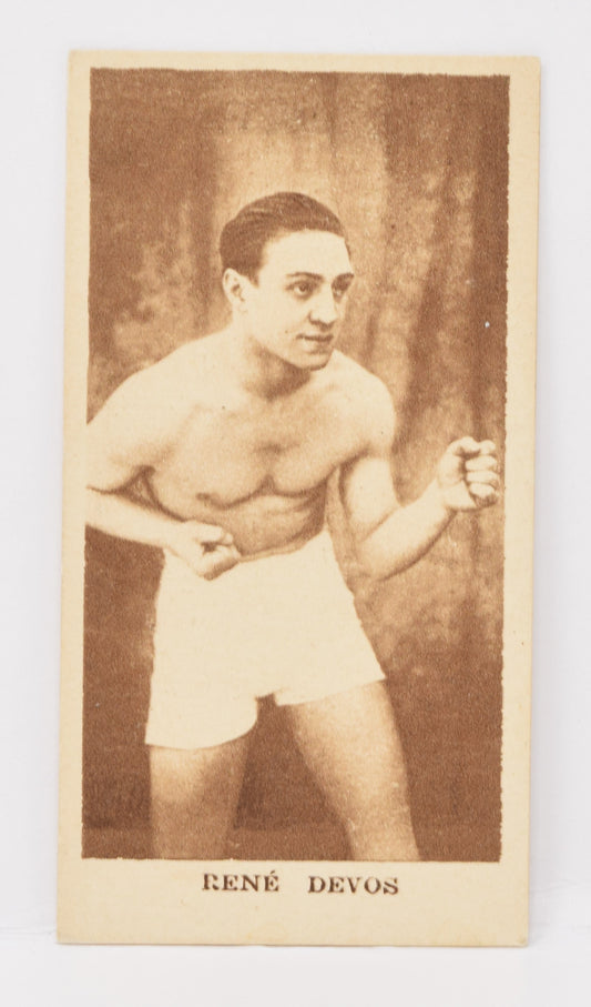 Rene Devos #18 Godfrey Phillips Sporting Champions Boxer Boxing Card 1929