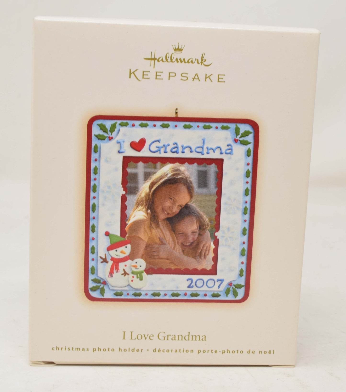 Hallmark Keepsake Ornament I Love Grandma Christmas Tree 2007 NIB