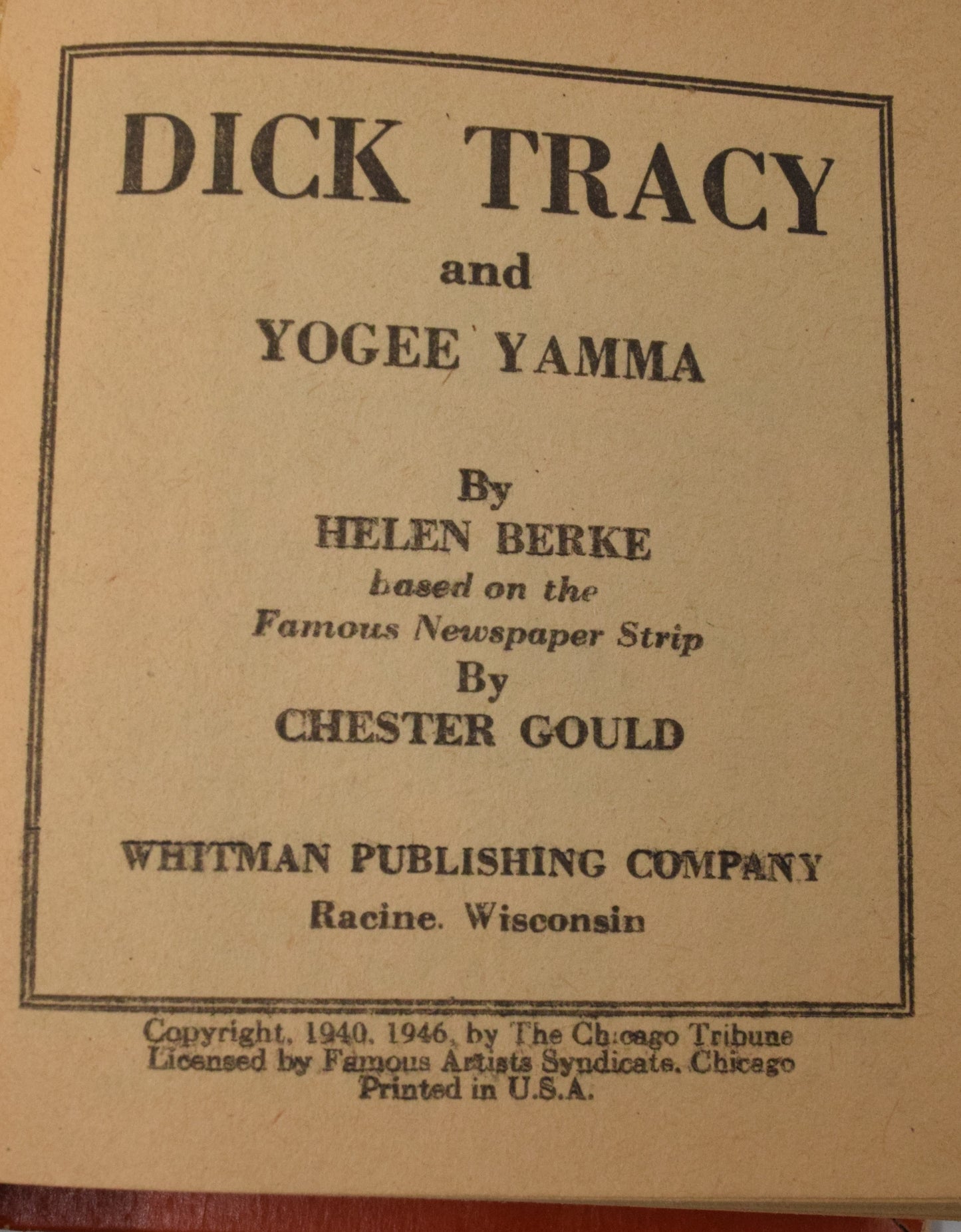 Dick Tracy On Voodoo Island 1478 Better Little Book Whitman 1944 FN - Golden Apple Comics