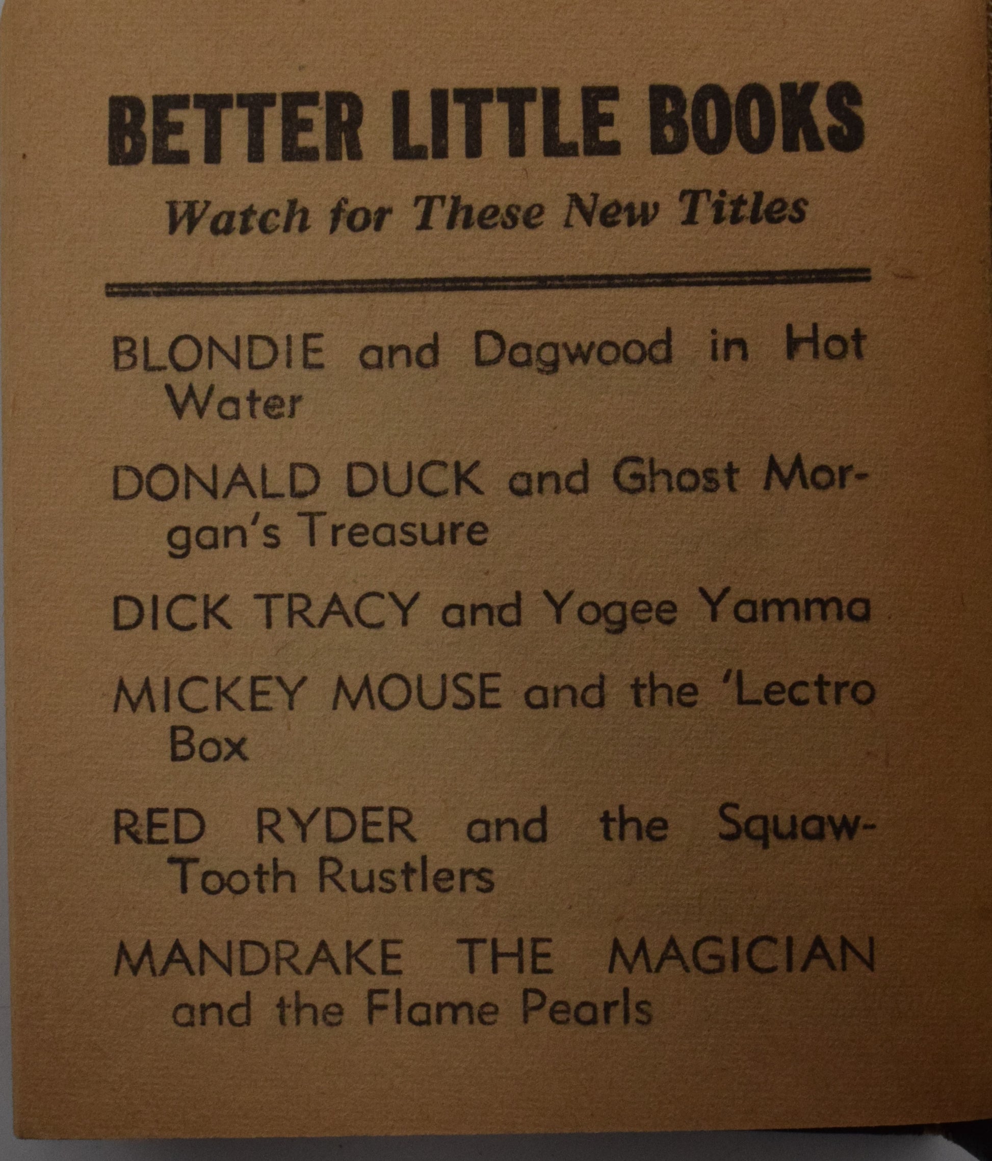 Dick Tracy And Yogee Yamma 1412 Better Little Book Whitman 1946 VF - Golden Apple Comics