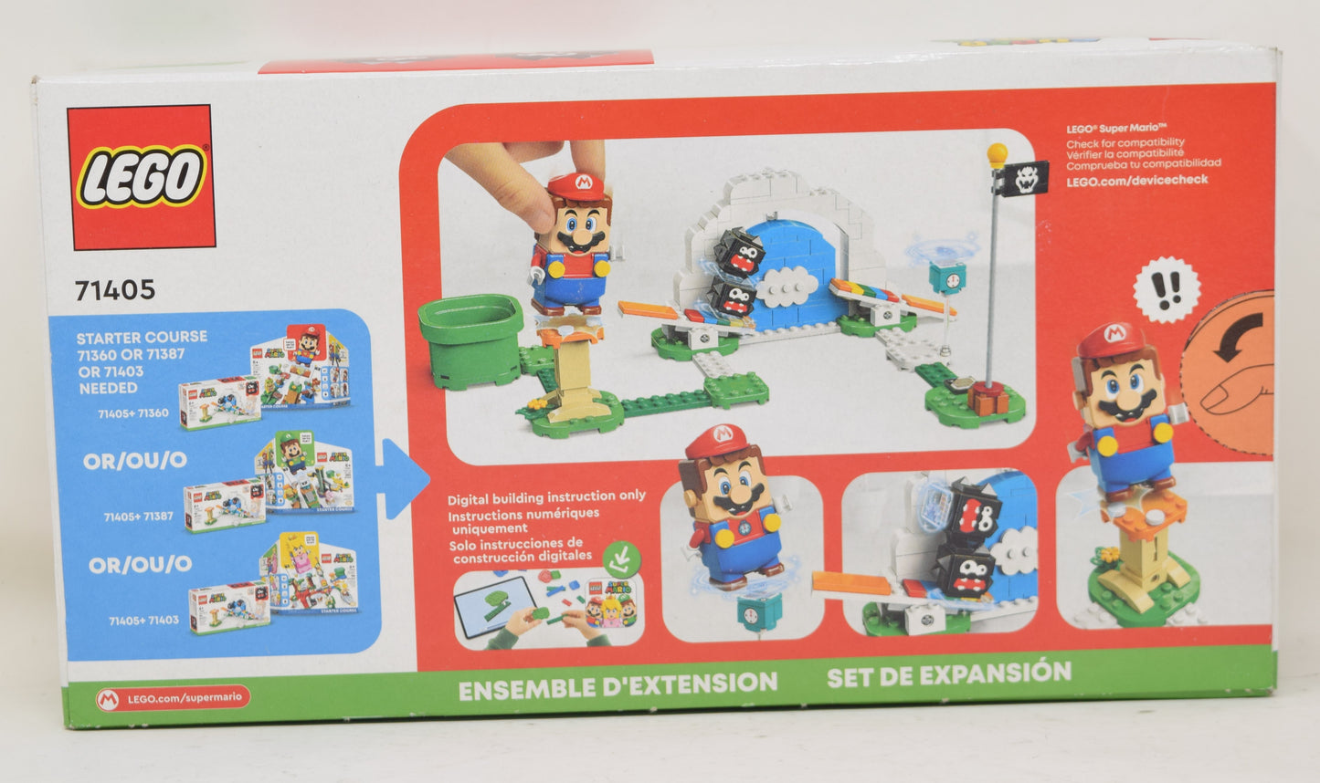 Lego Super Mario Bros Fuzzy Flippers Expansion Set Nintendo 71405 New