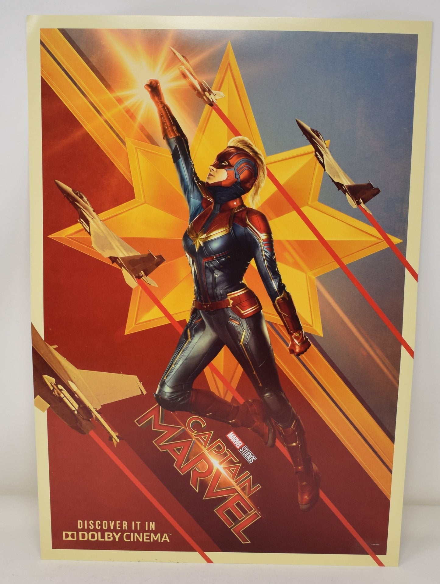 Captain Marvel Movie Collectors Poster Print 13 x 19