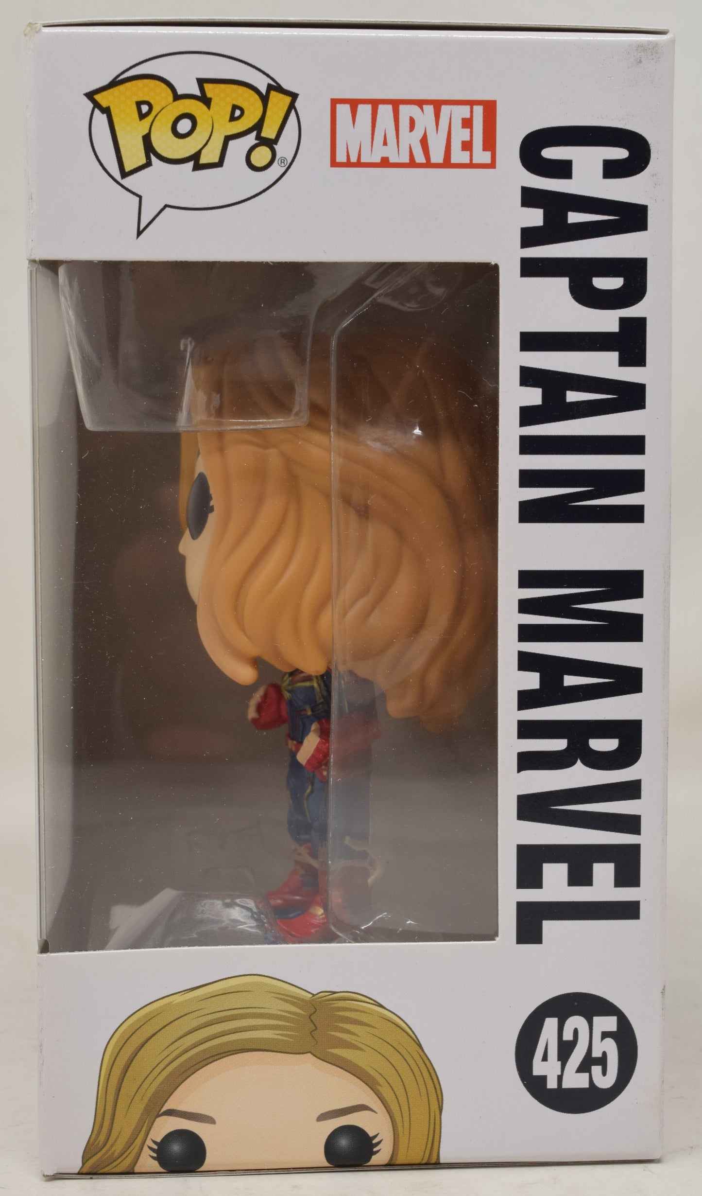 Captain Marvel 425 Funko Pop Booble Head Figure NIB