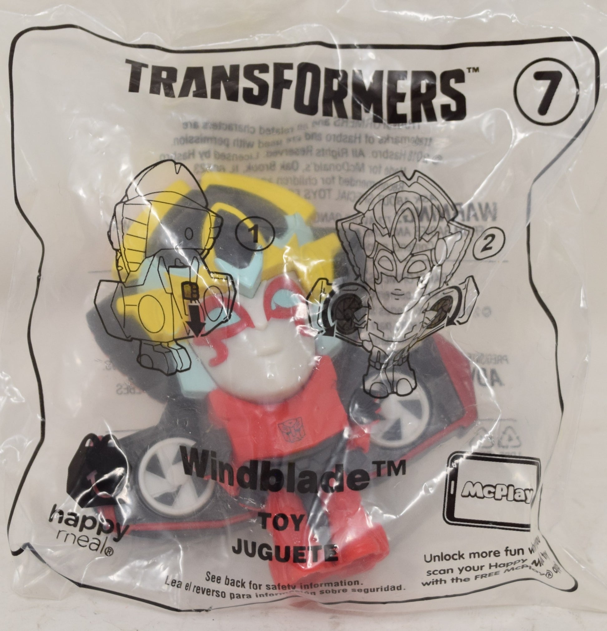 Transformers Happy Meal Toy 2018 Windblade Figure MOC New – Golden