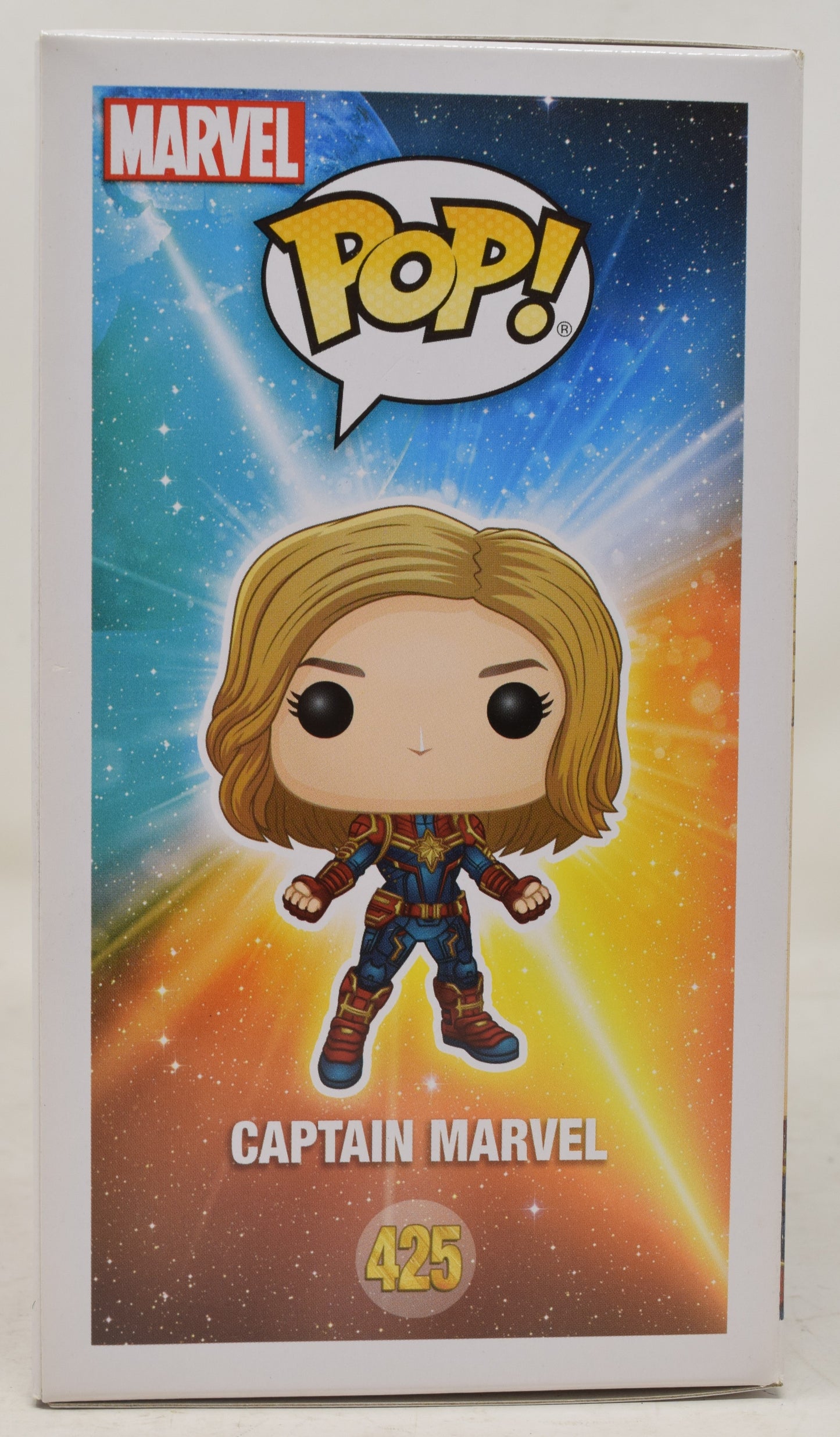 Captain Marvel 425 Funko Pop Booble Head Figure NIB