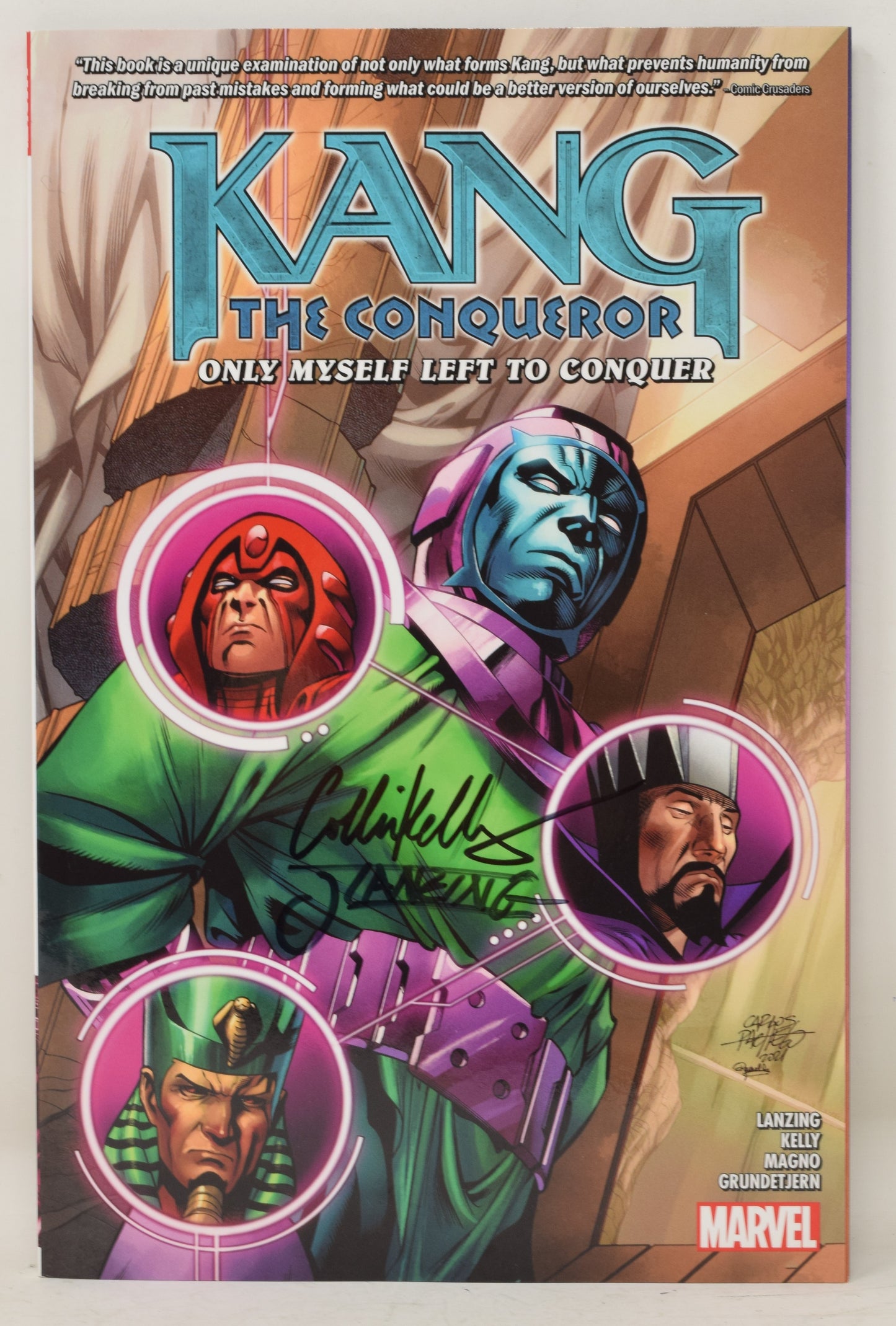 Kang The Conqueror Only Myself Left To Conquer TP Marvel 2021 NM Signed 2x