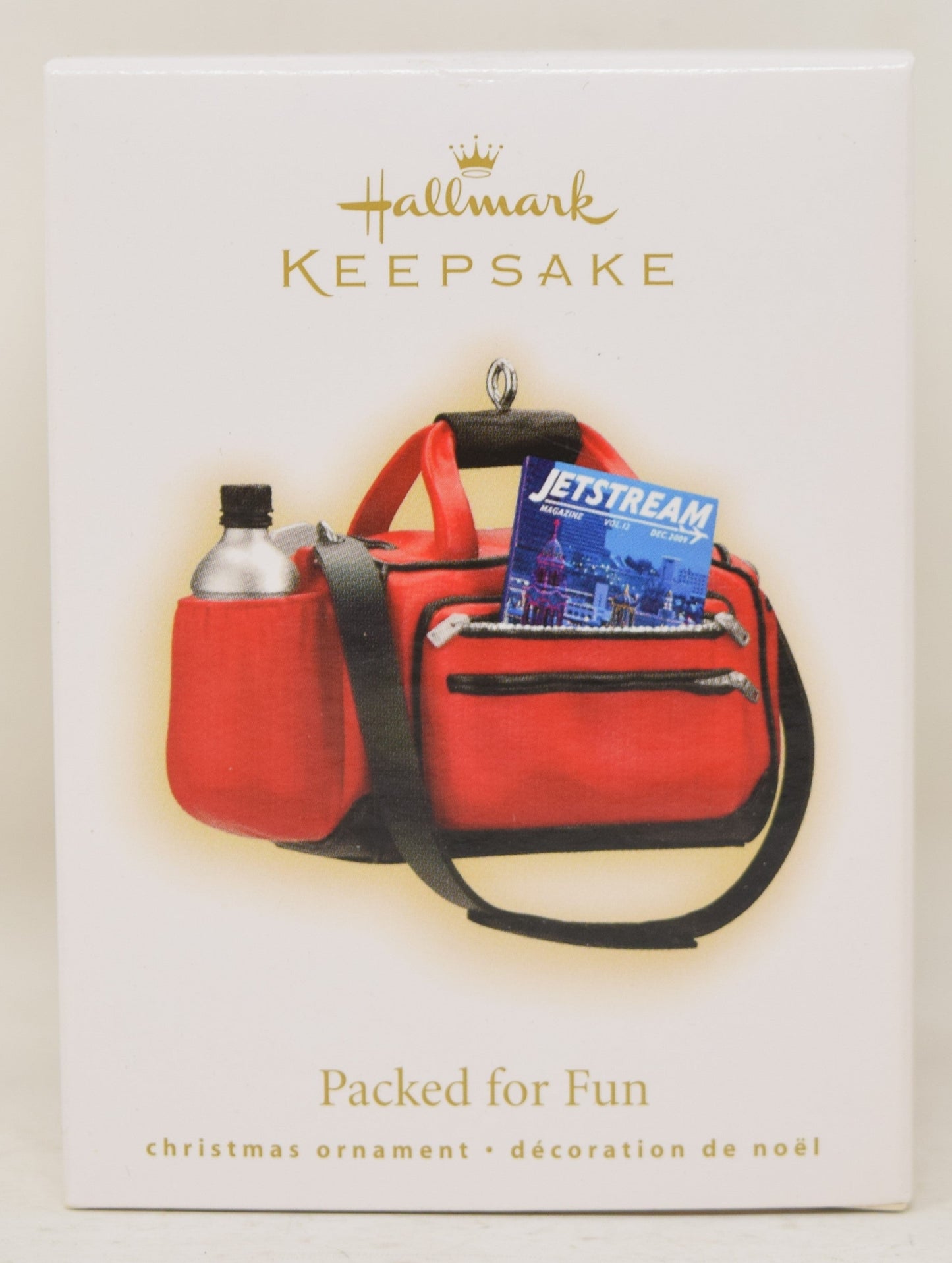 Hallmark Keepsake Ornament Packed For Fun Travel Bag Christmas Tree 2009 NIB