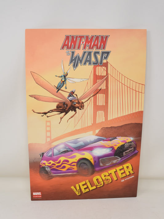 Ant-Man And The Wasp Veloster Hyundai Marvel 2018 Promo Poster 11 x 17