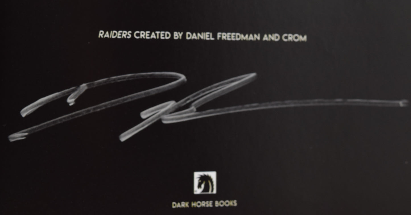 Raiders TPB 1 Dark Horse 2020 NM- 9.2 Signed Daniel Freedmann