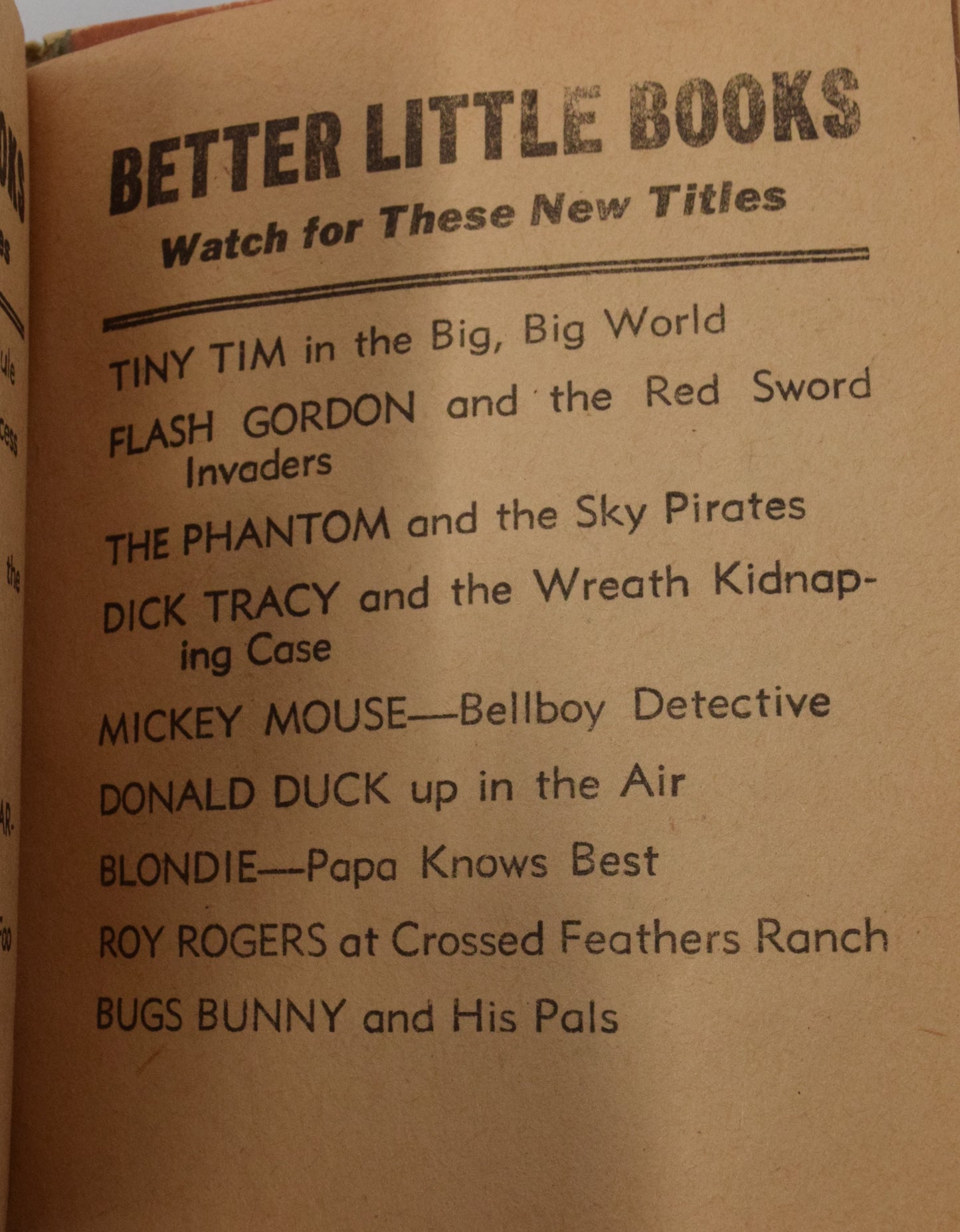Dick Tracy And The Wreath Kidnapping Case 1482 Better Little Book Whitman 1945 FN - Golden Apple Comics