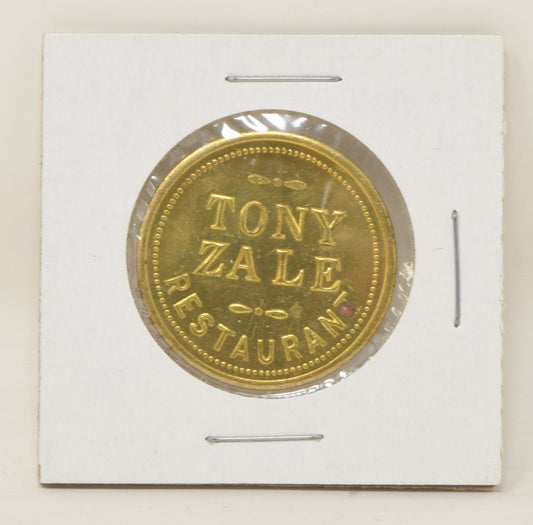 Tony Zale Restaurant Token Coin Chicago Illinois Middleweight Boxer Boxing - Golden Apple Comics