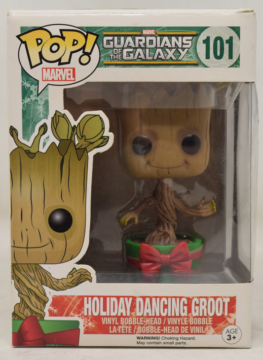 Guardians of the Galaxy Holiday Dancing Groot 101 Funko Pop Marvel NIB