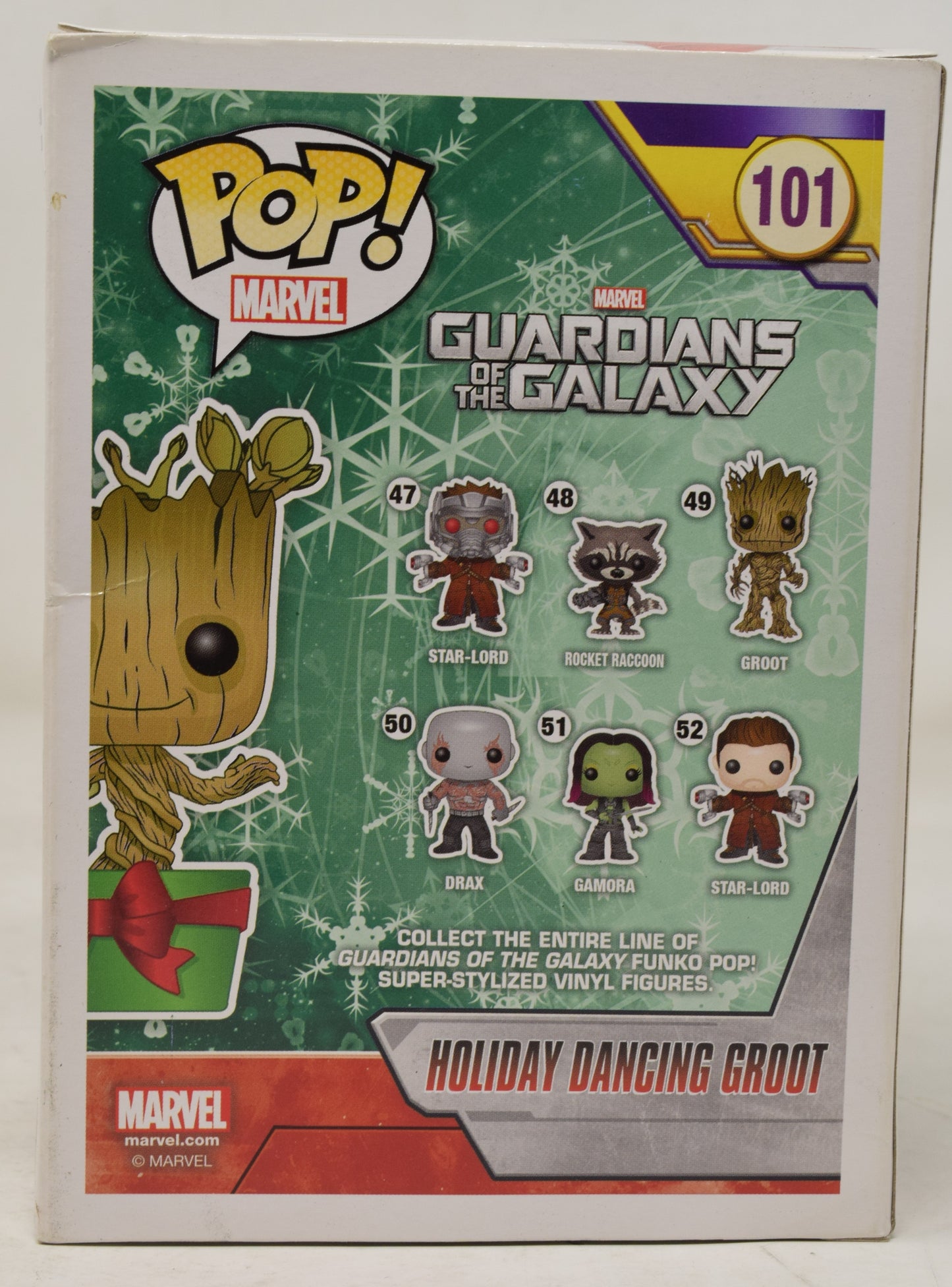 Guardians of the Galaxy Holiday Dancing Groot 101 Funko Pop Marvel NIB