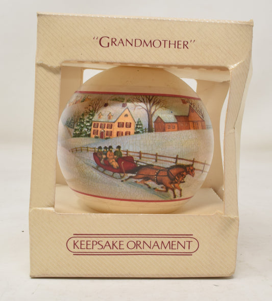 Hallmark Ornament Grandmother Christmas Tree 1983 NIB