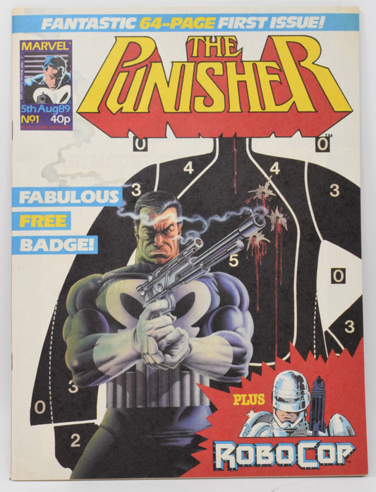 Punisher Magazine #1 UK 1989 VF