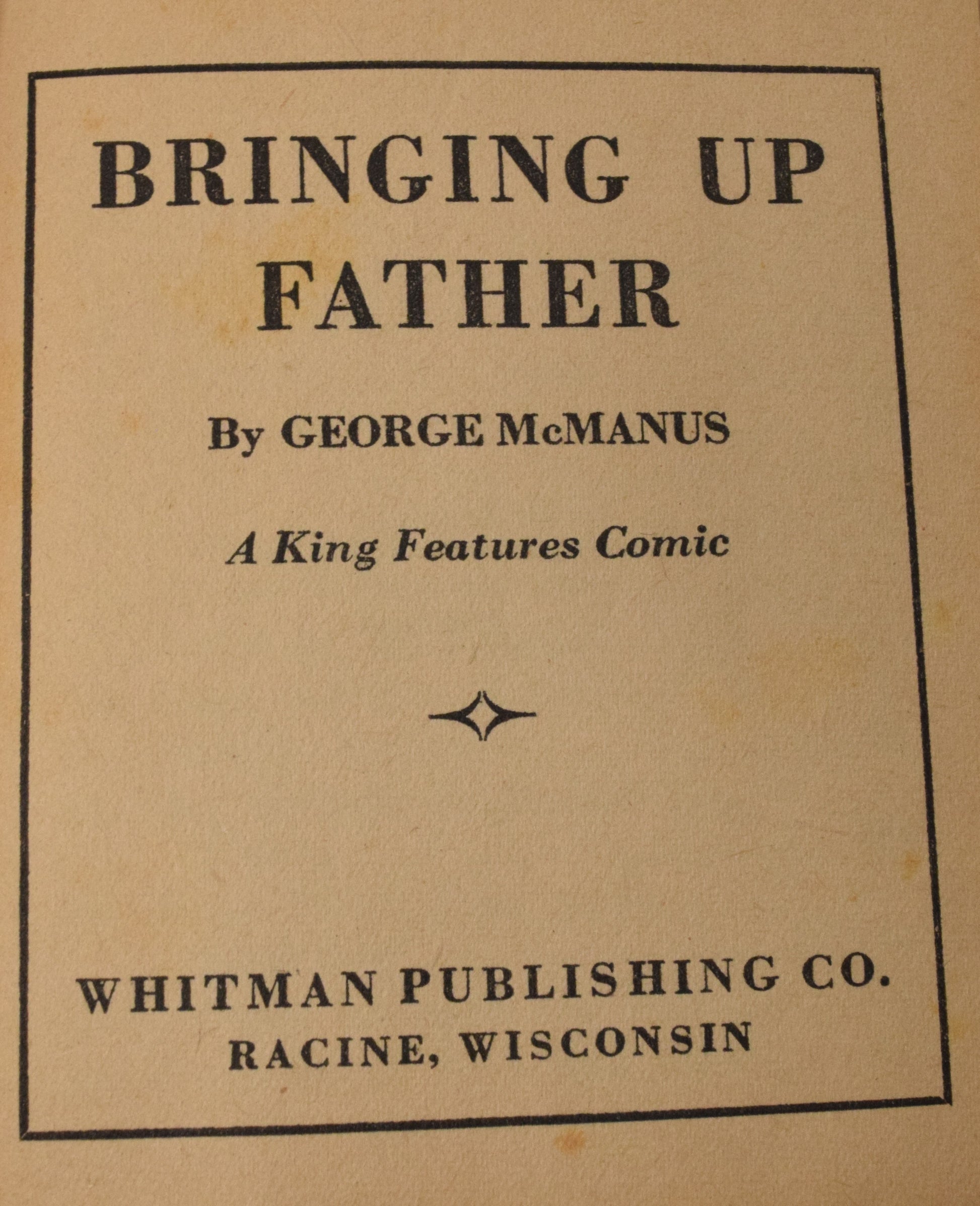 Bringing Up Father 1133 Big Little Book Whitman 1936 GD - Golden Apple Comics