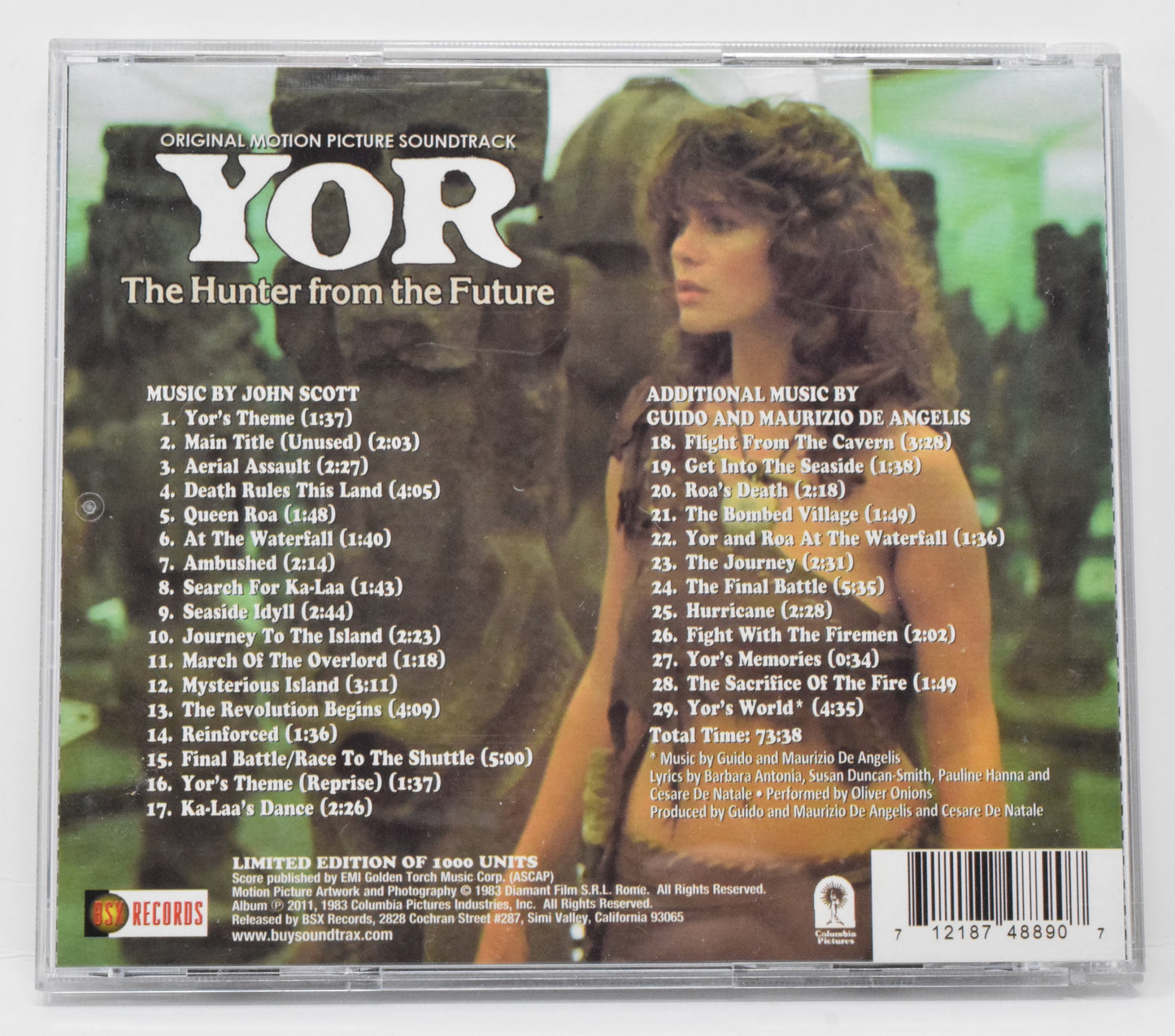 Yor Hunter From The Future Soundtrack CD John Scott LTD 1000