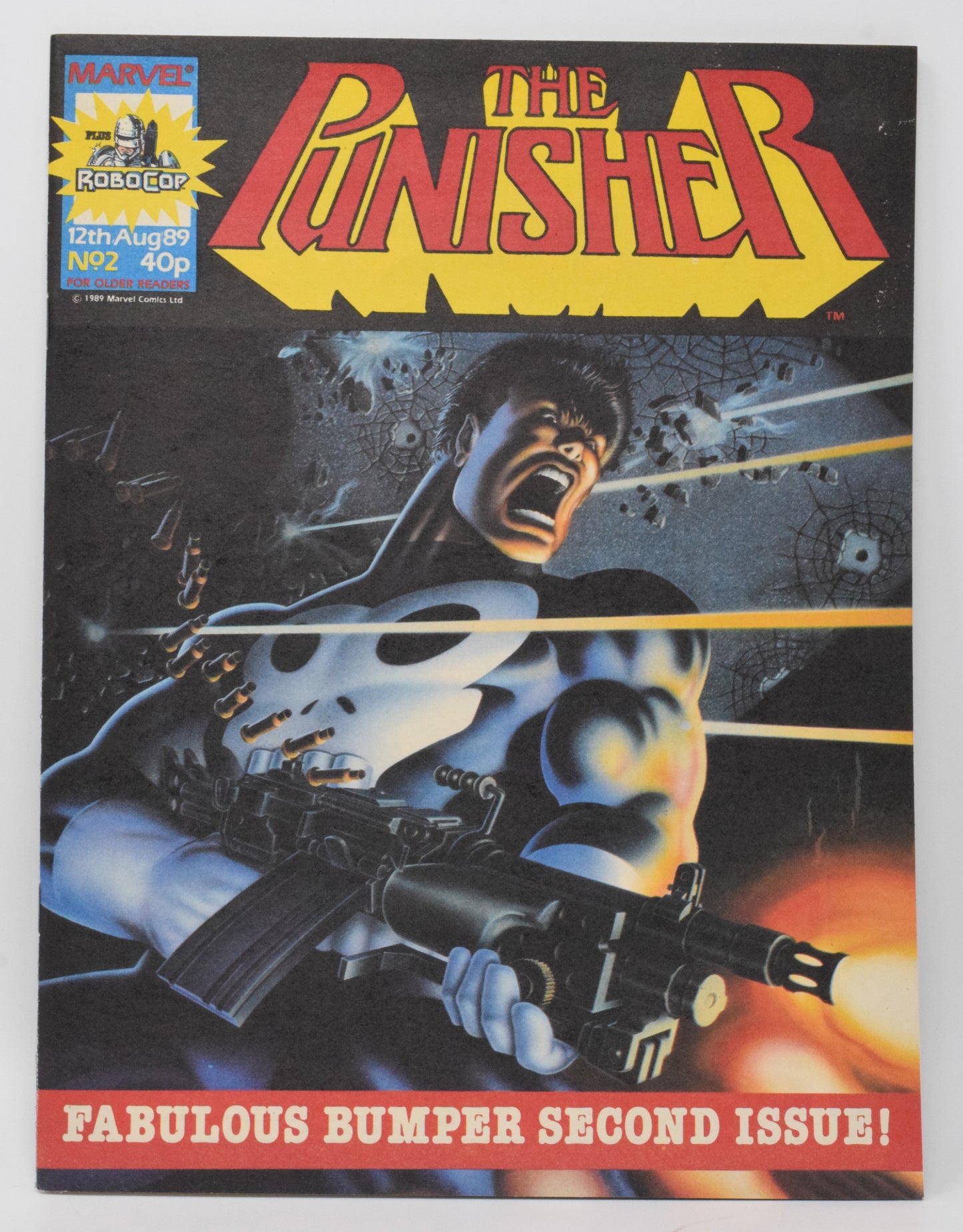 Punisher Magazine #2 UK 1989 NM-9.2