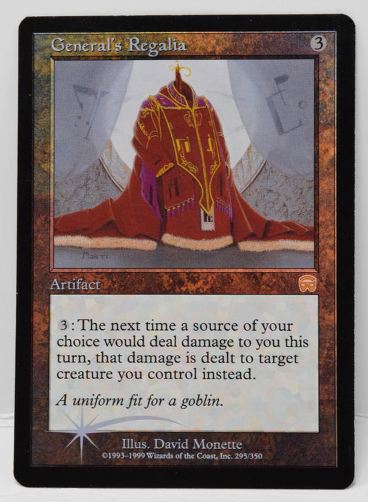 Magic The Gathering MTG Card Generals Regalia Foil Mercadian Masques Rare LP