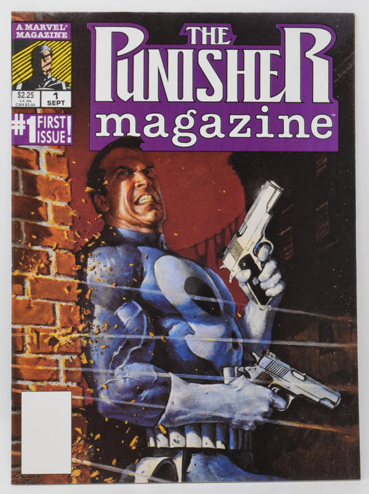 Punisher Magazine #1 1989 VG FN