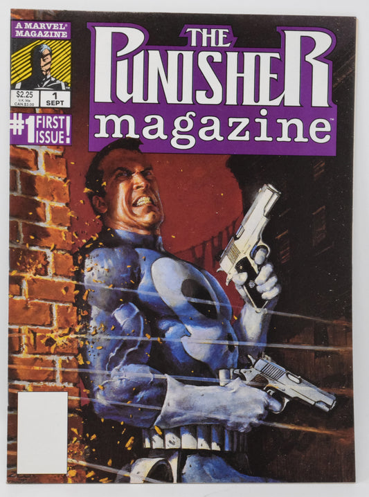 Punisher Magazine #1 UK 1989 NM