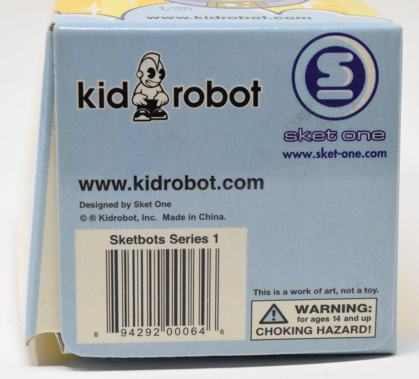 Kidrobot Sketbots Blue Vinyl Figure