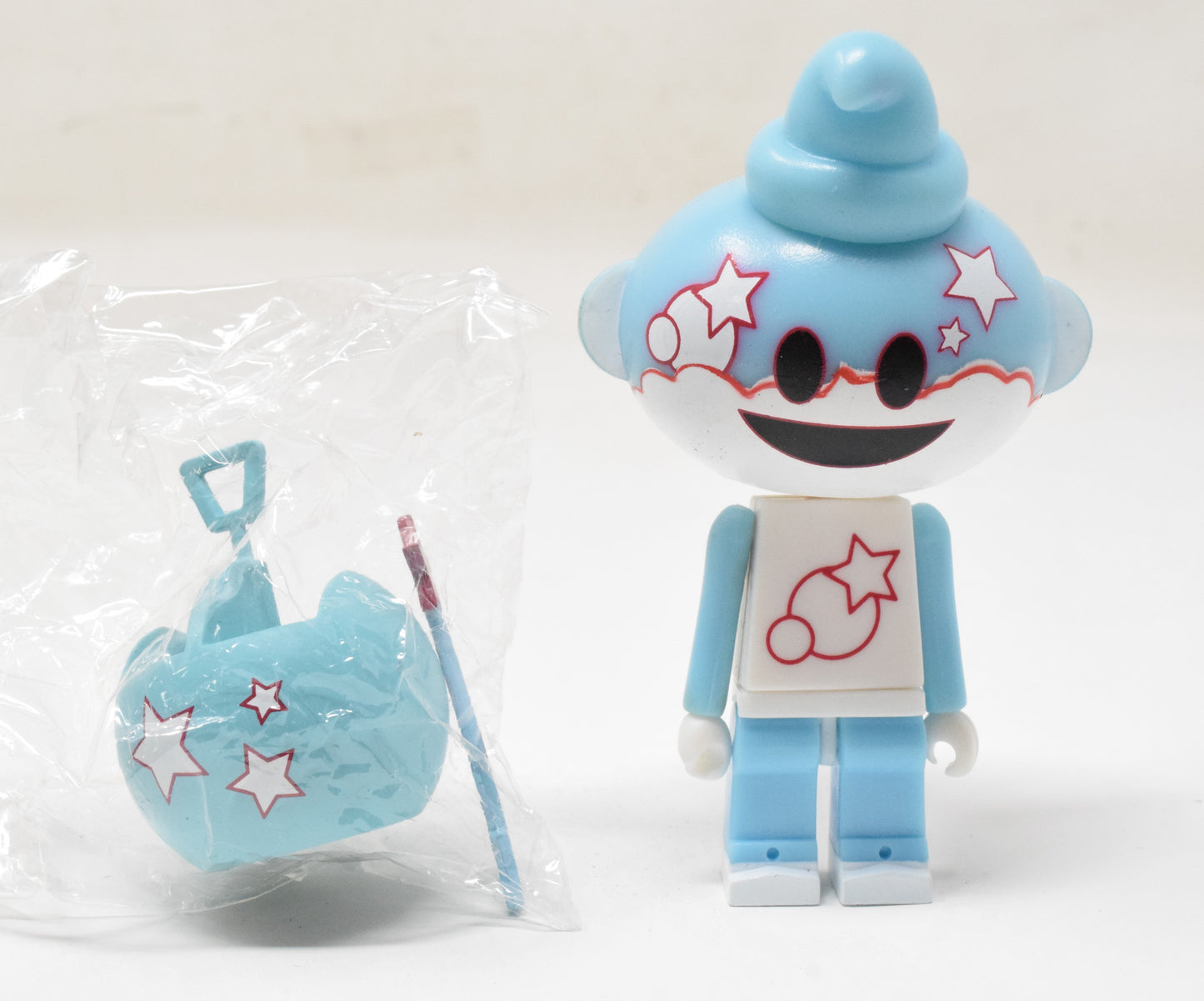 Kidrobot Sketbots Blue Vinyl Figure