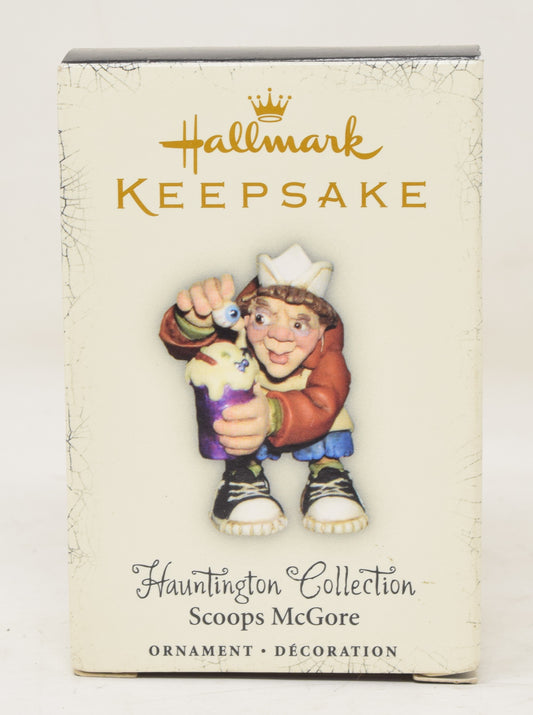 Hallmark Ornament Huntington Collection Scoops McGore Halloween Christmas 2005 NIB