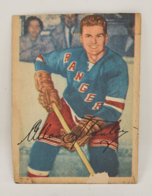 Allan Stanley Hockey Card Parkhurst 1953 1954 New York Rangers 64