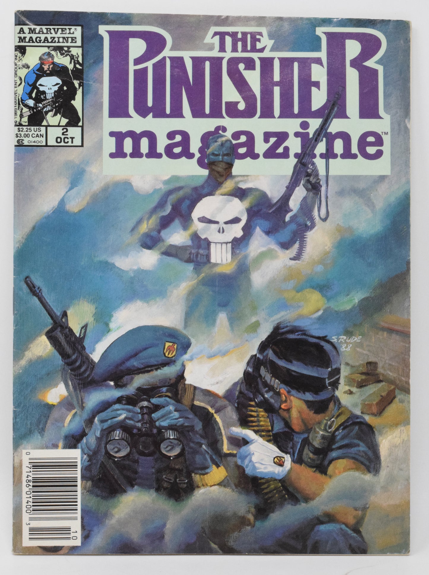 Punisher Magazine #2 1989 FN Newstand