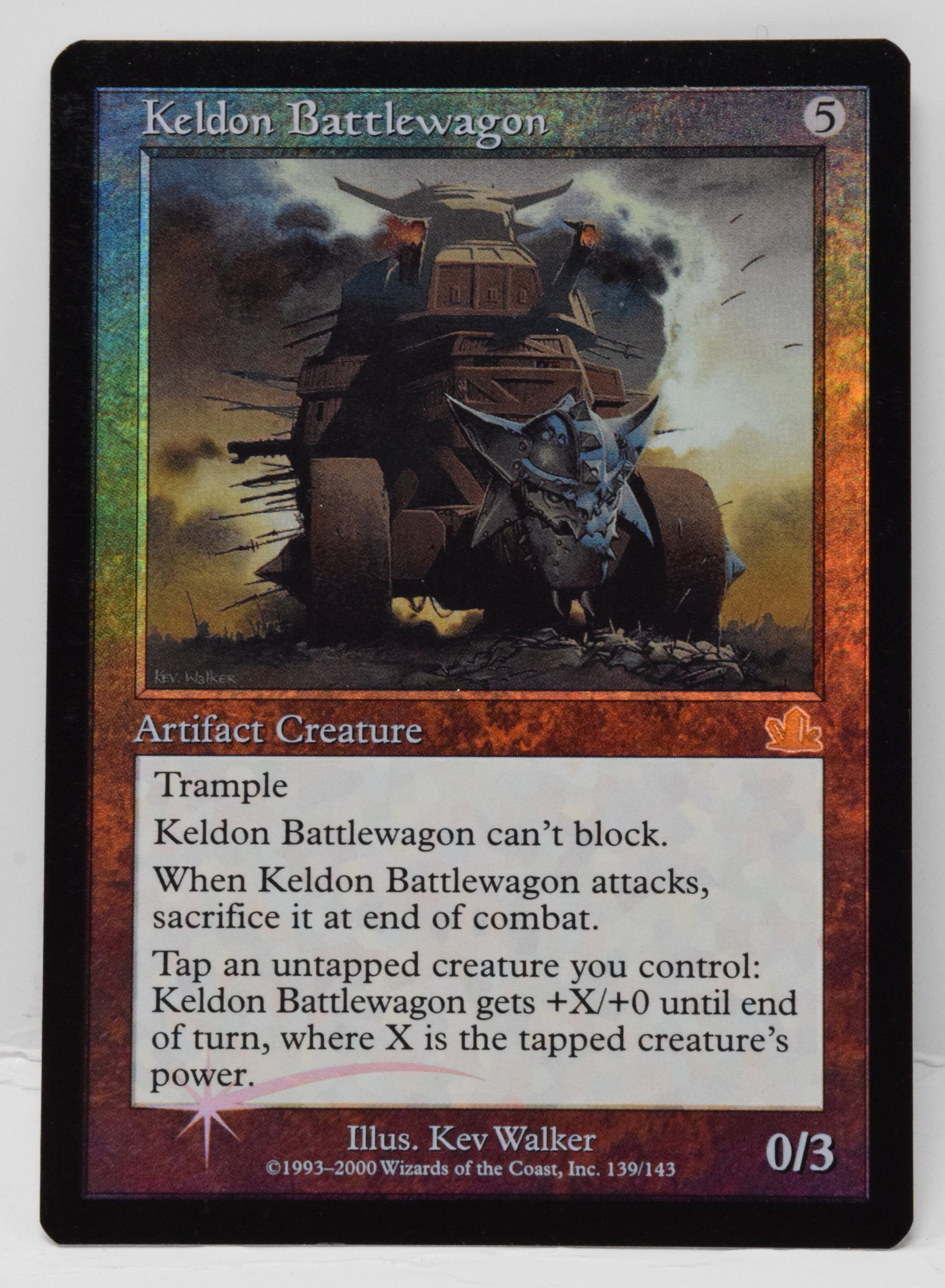 Magic The Gathering MTG Card Keldon Battlewagon Foil Prophecy Rare NM - Golden Apple Comics