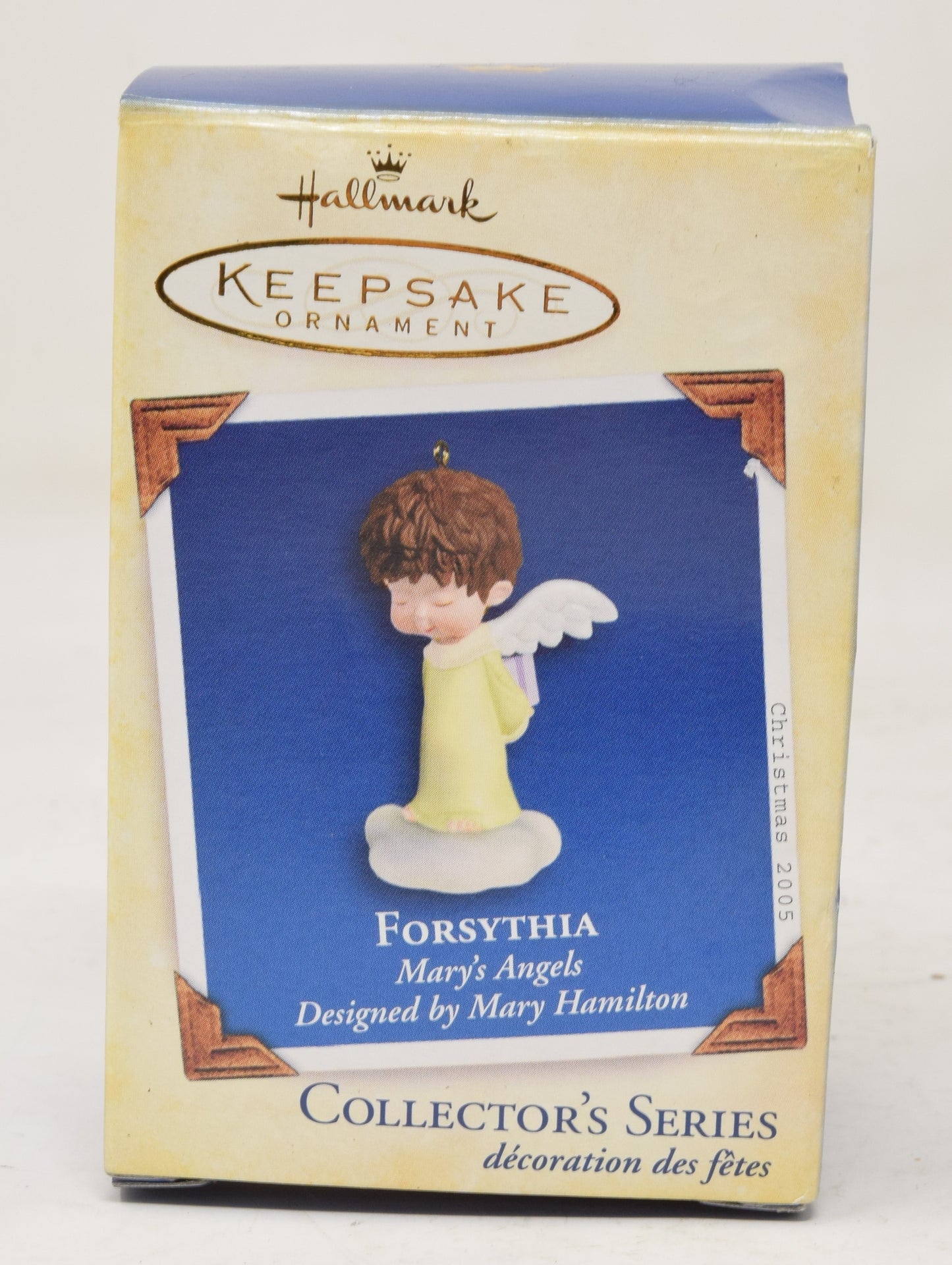 Hallmark Keepsake Ornament Forsythia Mary's Angels Repaint Christmas Tree 2005 NIB