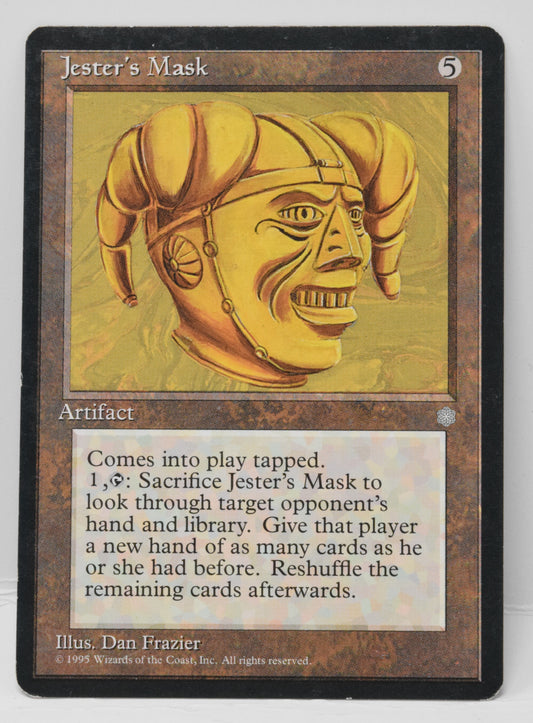 Magic The Gathering MTG Card Jesters Mask Artifact Ice Age LP