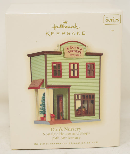 Hallmark Keepsake Ornament Don's Nursery Christmas Tree 2008 NIB