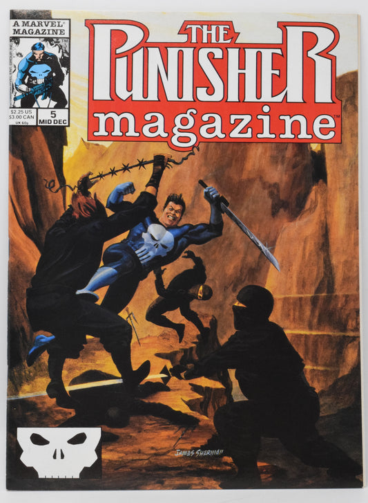 Punisher Magazine #5 1989 NM