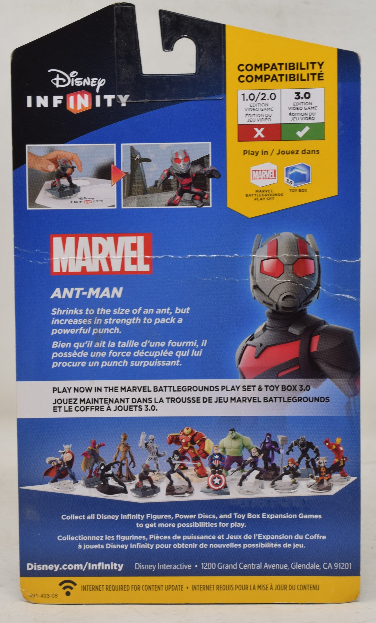 Disney Infinity 3.0 Ant-man Action Figure Marvel MOC New