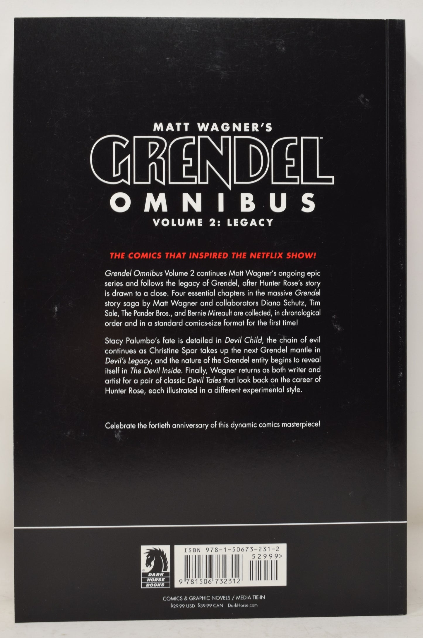 Grendel Omnibus TP 2nd Ed 2 Legacy Dark Horse 2022 NM- 9.2 Matt Wagner