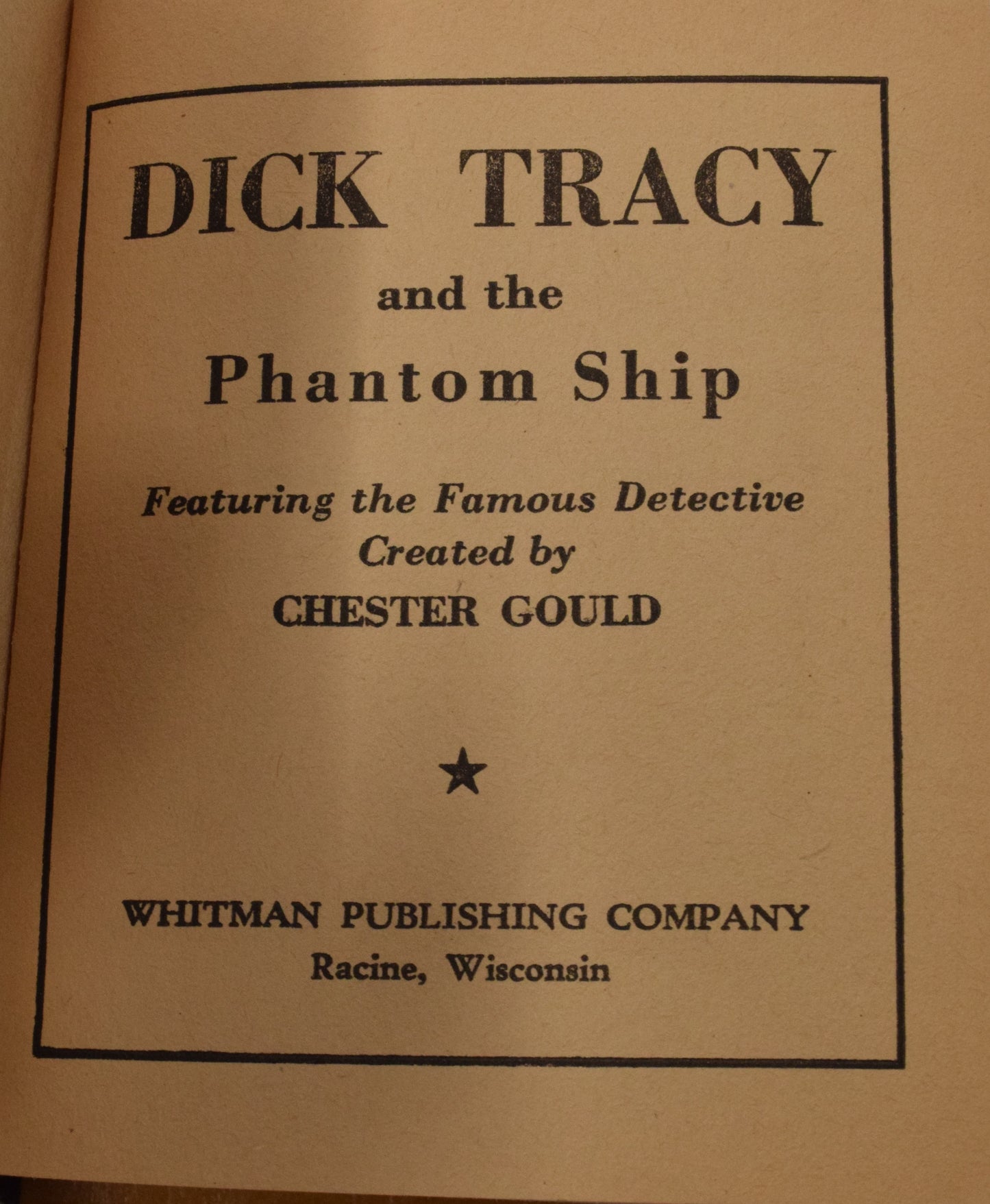 Dick Tracy And The Phantom Ship 1434 Better Little Book Whitman 1940 VF - Golden Apple Comics