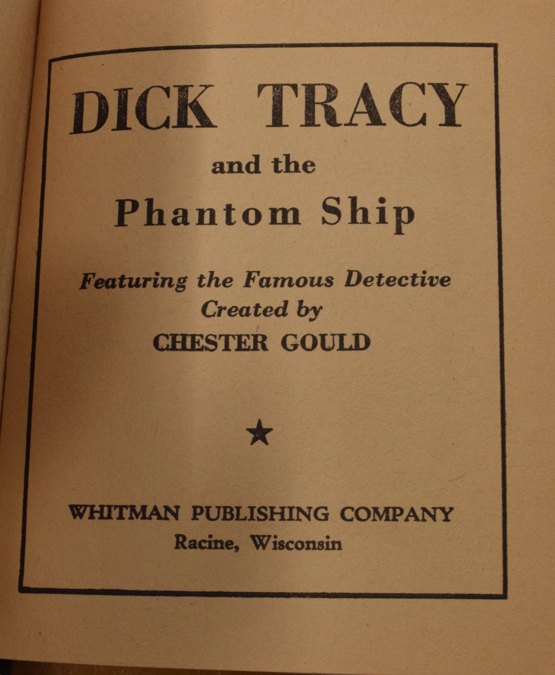 Dick Tracy And The Phantom Ship 1434 Better Little Book Whitman 1940 VF - Golden Apple Comics