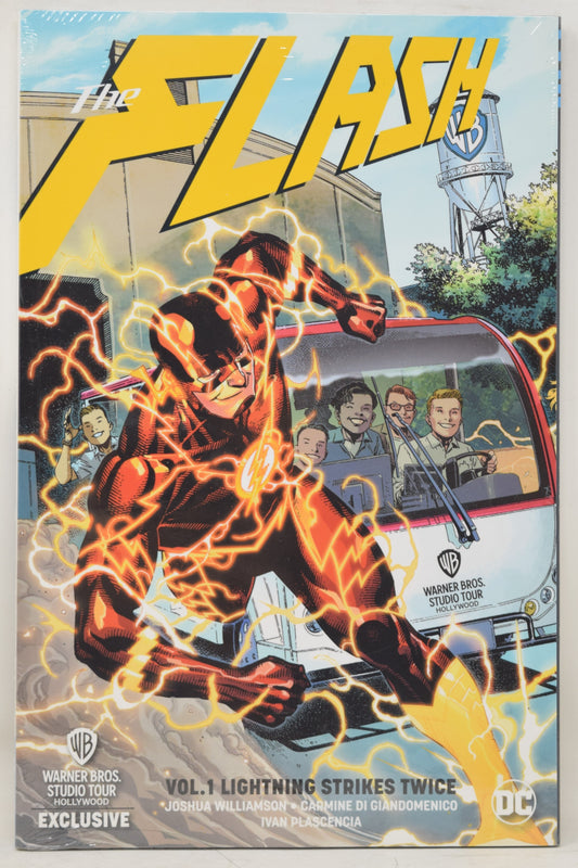 The Flash Lightning Strikes Twice TP WB Studio Tour Exclusive DC NM New